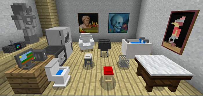 мод Mine-Furniture