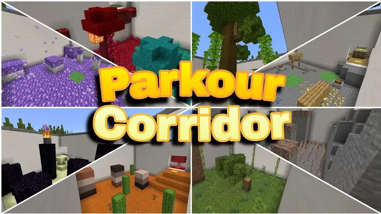 Map: Parkour corridors