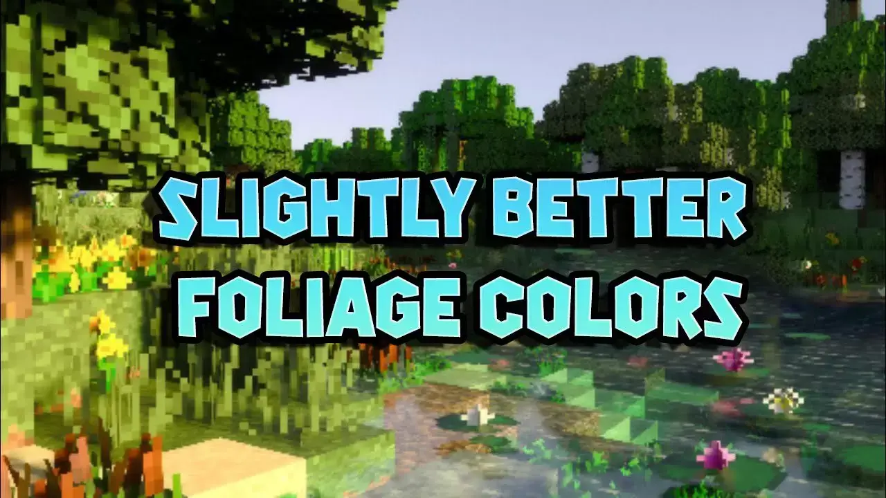 Resource Pack: Plant color enhancement