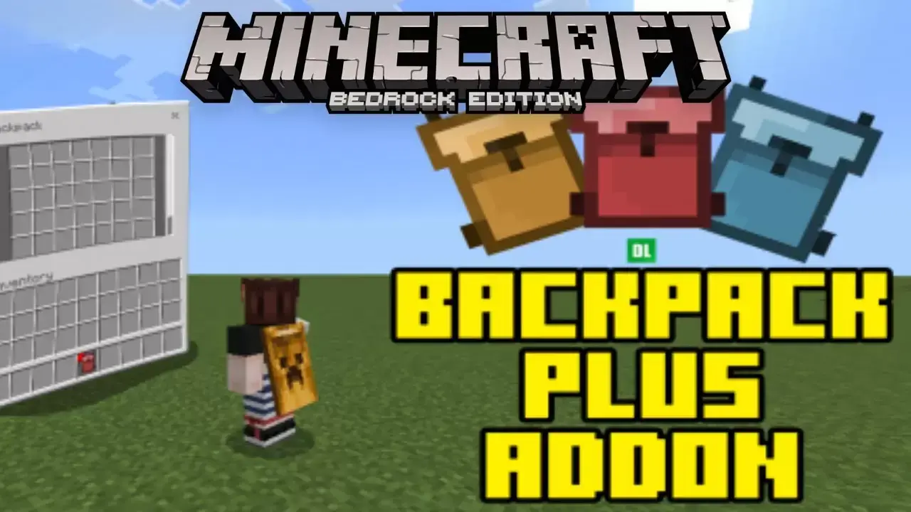 Mod: Useful backpack Minecraft PE (Bedrock)