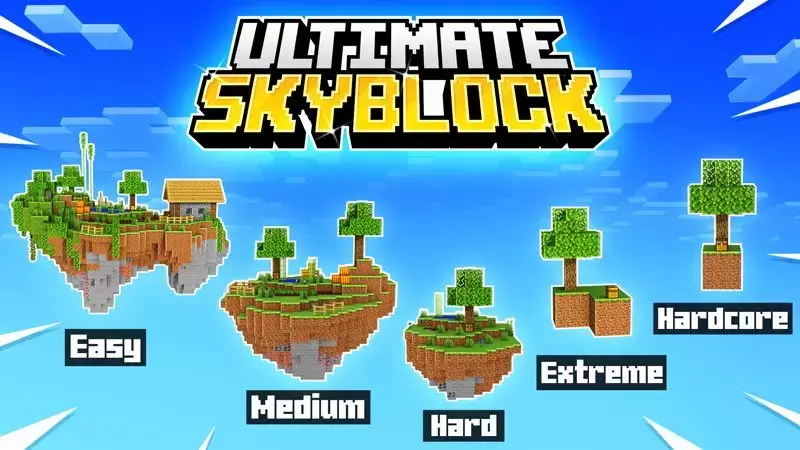 Map: Ultimatum Skyblock.