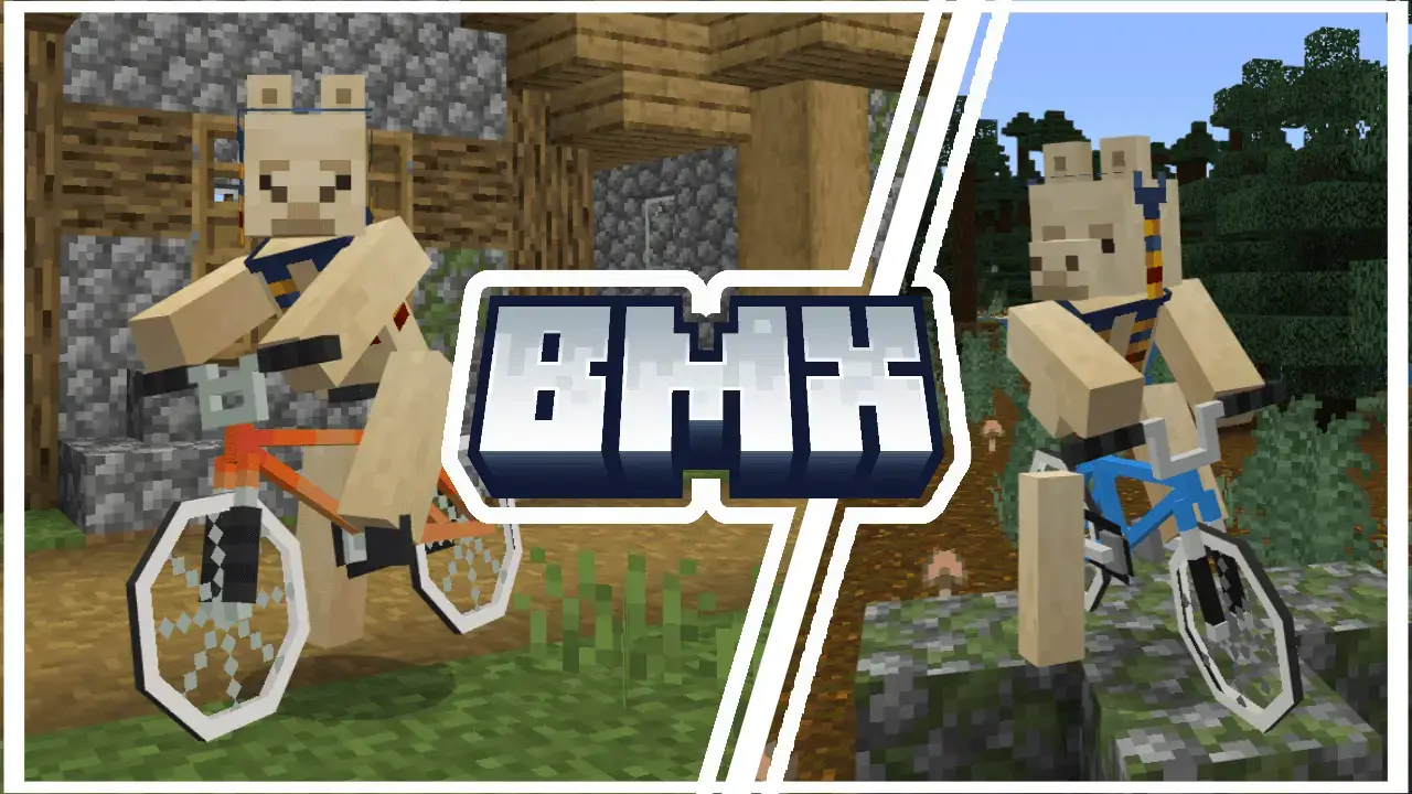 Bike mod for Minecraft